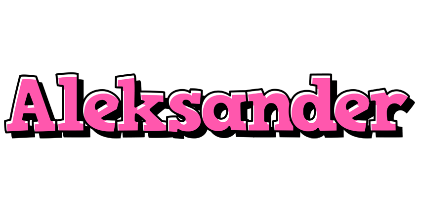 Aleksander girlish logo