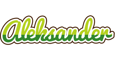 Aleksander golfing logo