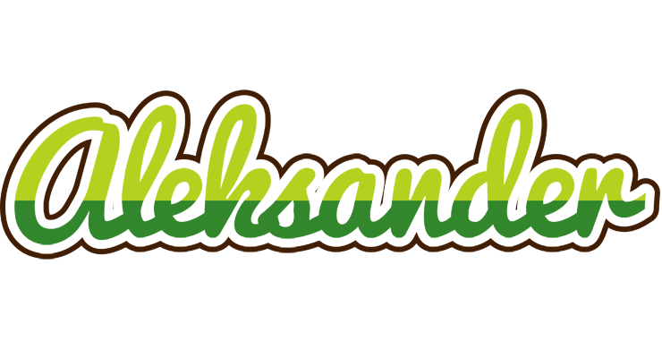 Aleksander golfing logo