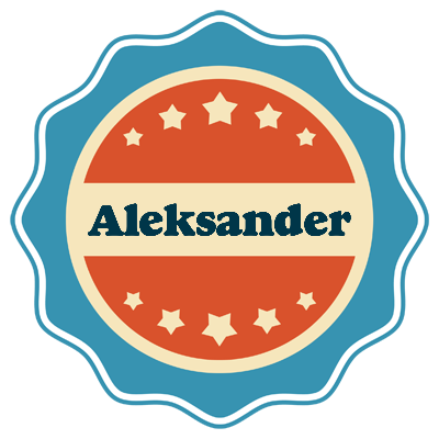 Aleksander labels logo