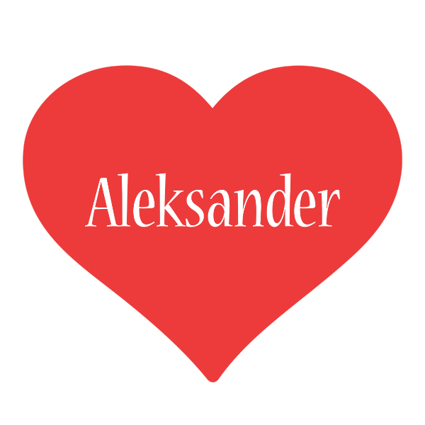 Aleksander love logo