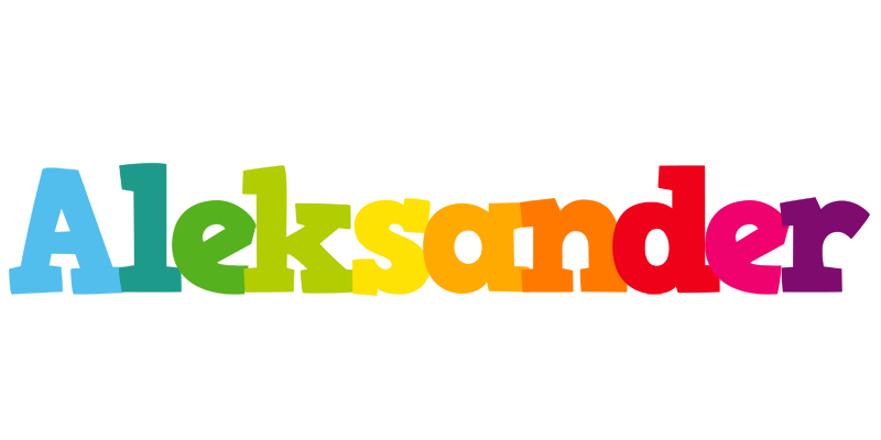 Aleksander rainbows logo