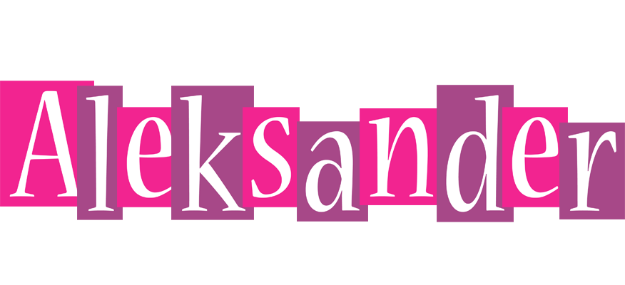 Aleksander whine logo