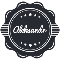 Aleksandr badge logo