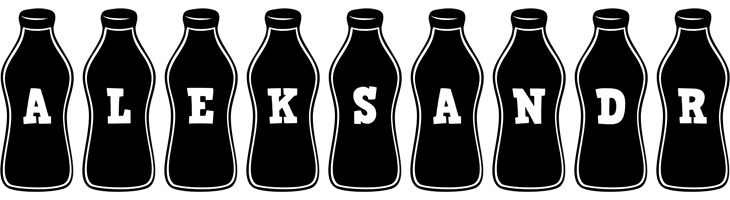 Aleksandr bottle logo