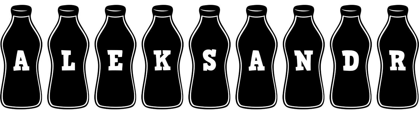 Aleksandr bottle logo
