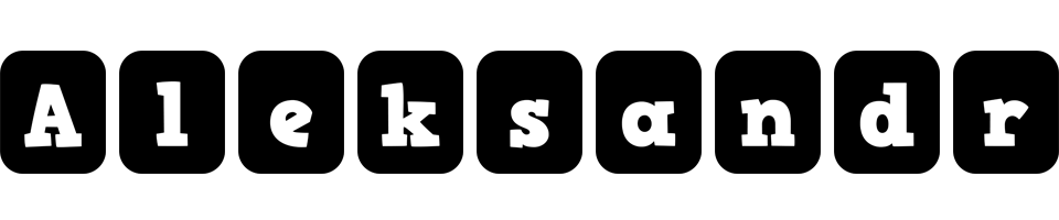 Aleksandr box logo