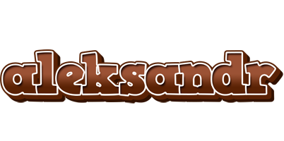 Aleksandr brownie logo