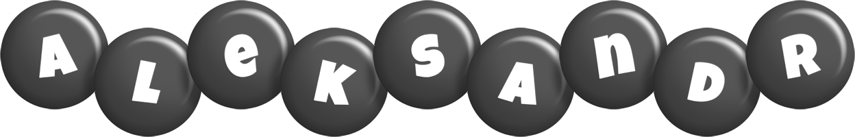 Aleksandr candy-black logo