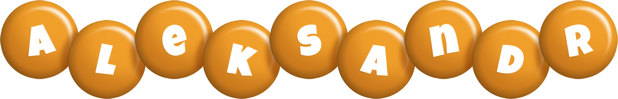 Aleksandr candy-orange logo