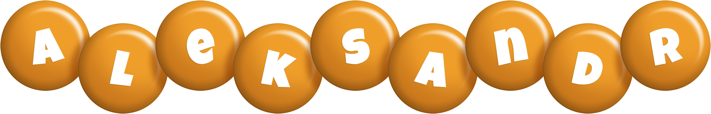 Aleksandr candy-orange logo
