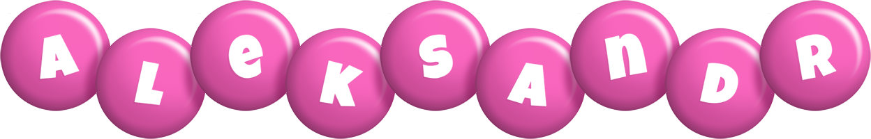 Aleksandr candy-pink logo
