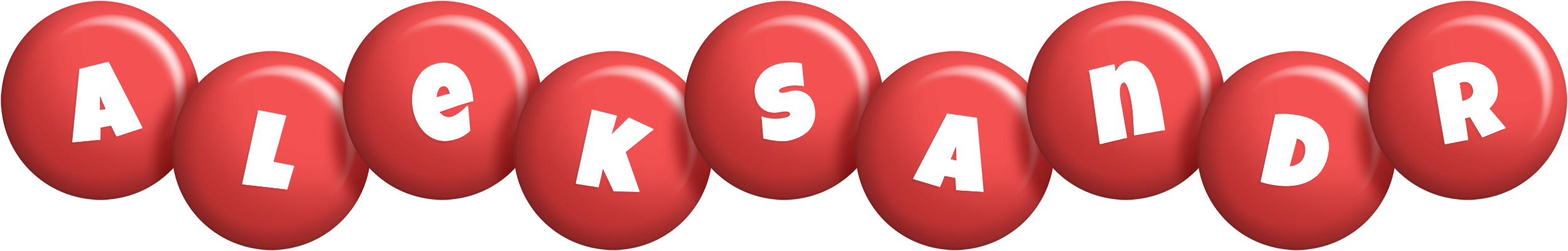 Aleksandr candy-red logo