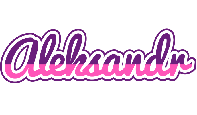 Aleksandr cheerful logo