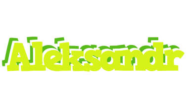 Aleksandr citrus logo