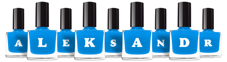Aleksandr glossy logo