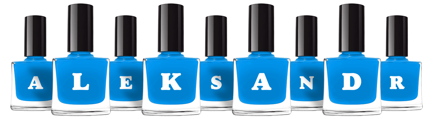 Aleksandr glossy logo