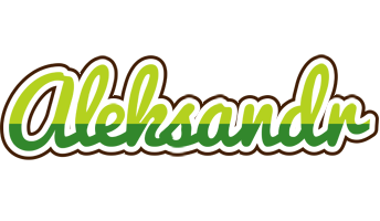 Aleksandr golfing logo