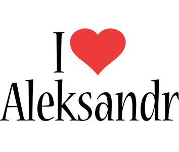 Aleksandr i-love logo