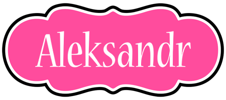 Aleksandr invitation logo