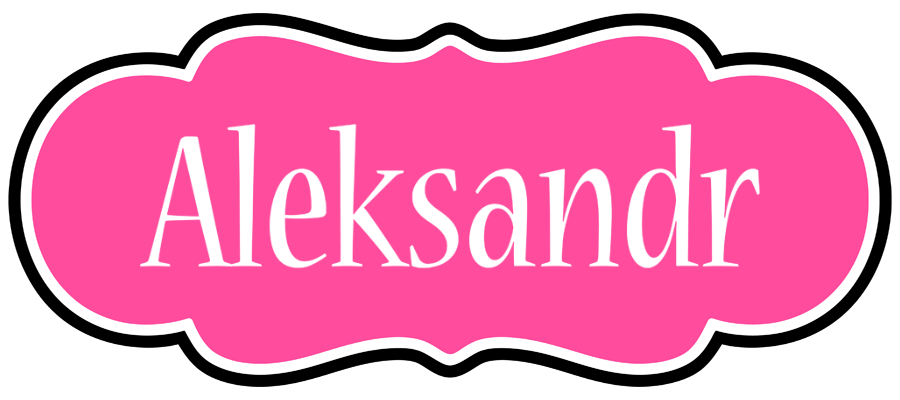 Aleksandr invitation logo