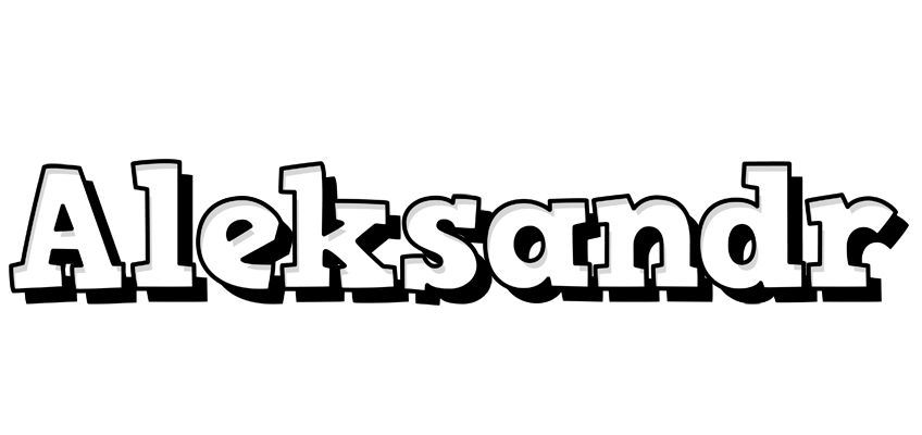 Aleksandr snowing logo