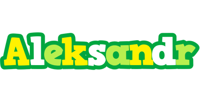 Aleksandr soccer logo