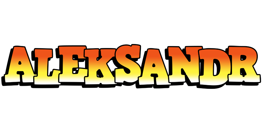 Aleksandr sunset logo