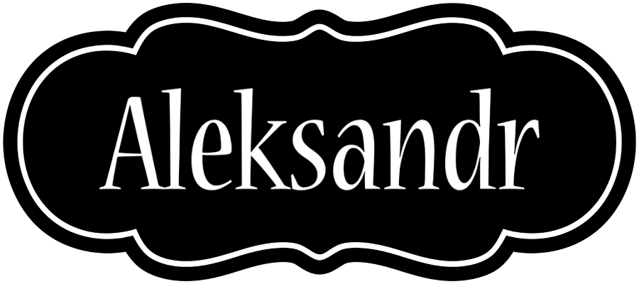 Aleksandr welcome logo