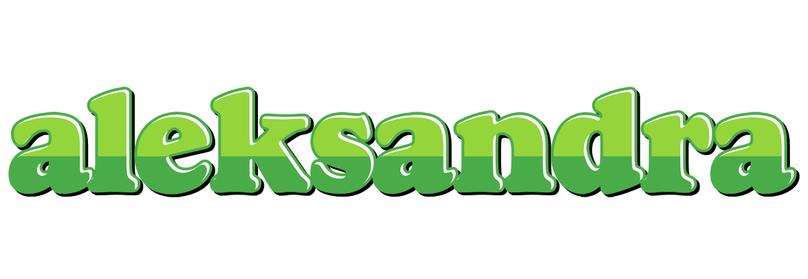 Aleksandra apple logo