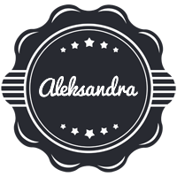 Aleksandra badge logo