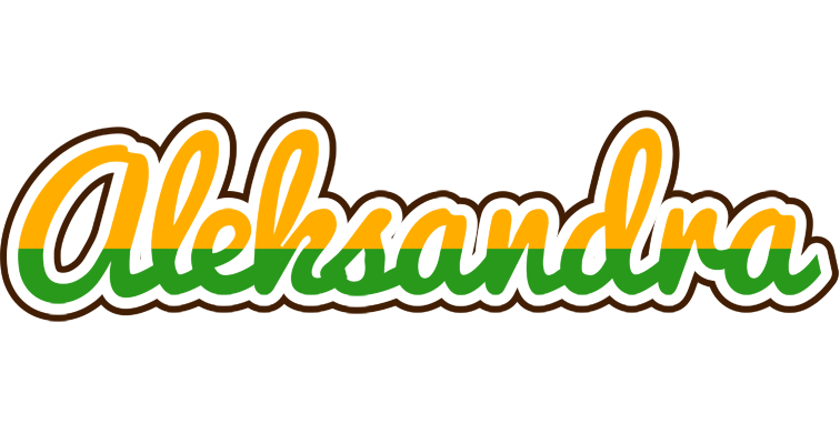 Aleksandra banana logo