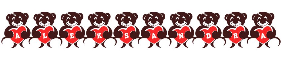 Aleksandra bear logo