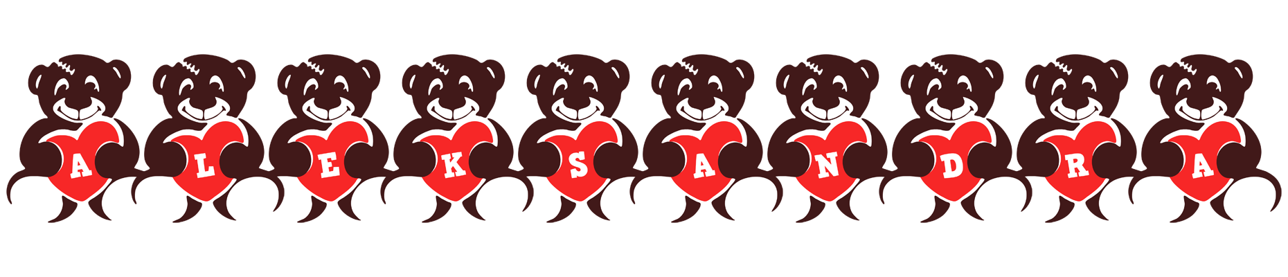 Aleksandra bear logo