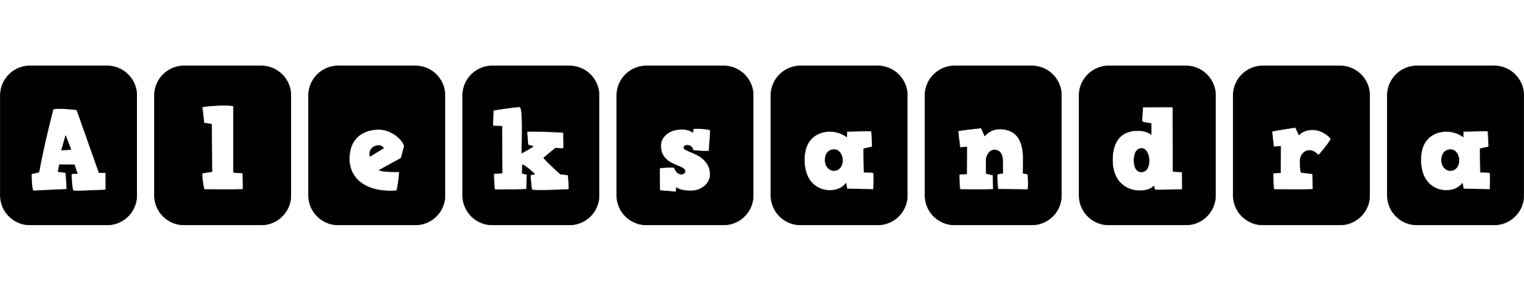 Aleksandra box logo