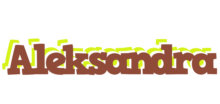 Aleksandra caffeebar logo