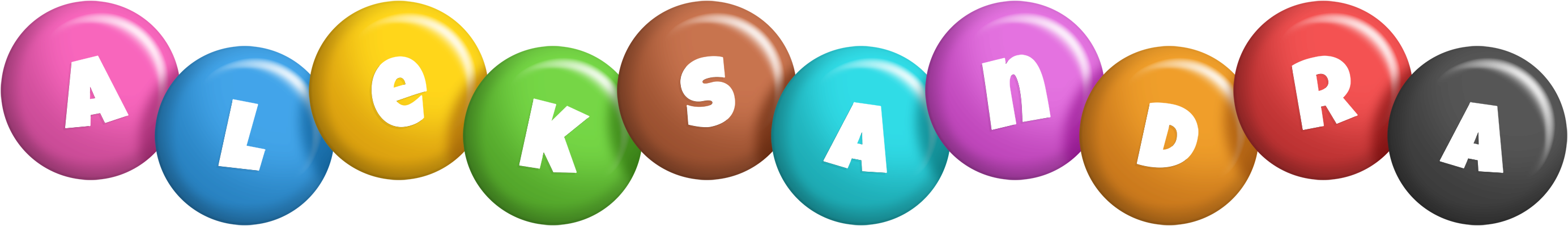 Aleksandra candy logo