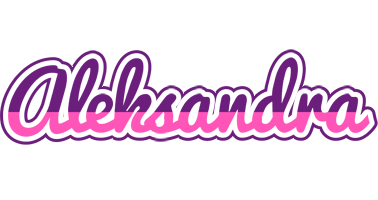 Aleksandra cheerful logo