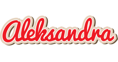 Aleksandra chocolate logo