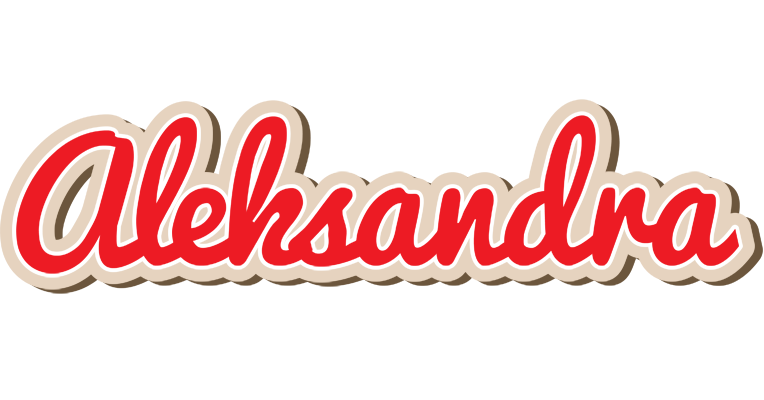 Aleksandra chocolate logo