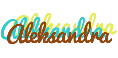 Aleksandra cupcake logo