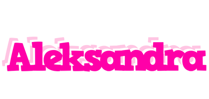 Aleksandra dancing logo