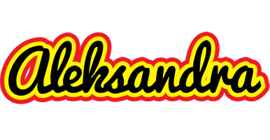 Aleksandra flaming logo