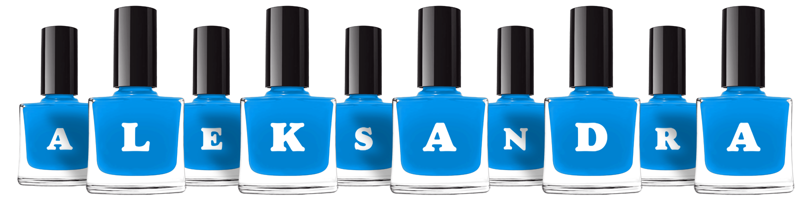 Aleksandra glossy logo
