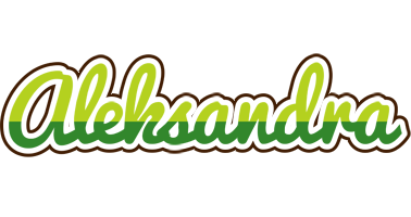 Aleksandra golfing logo