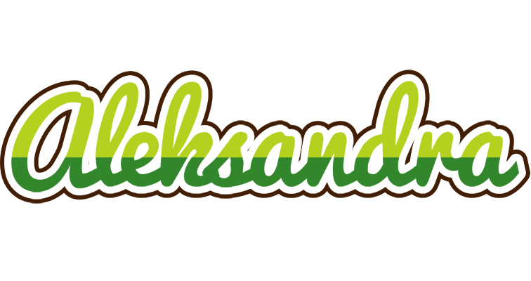 Aleksandra golfing logo