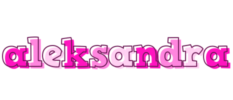 Aleksandra hello logo