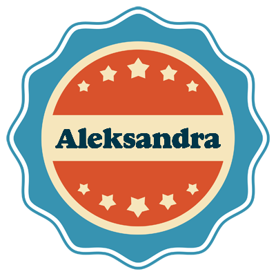 Aleksandra labels logo