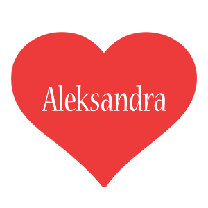 Aleksandra love logo