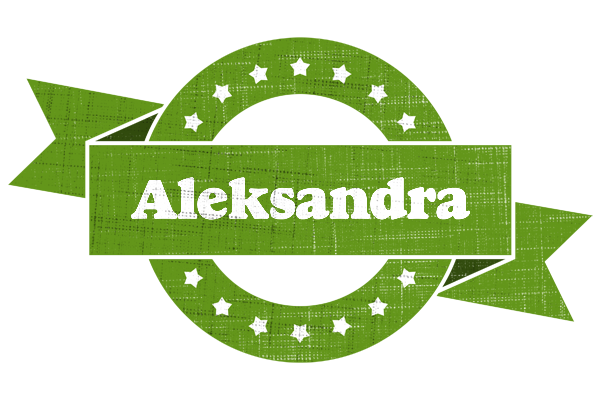 Aleksandra natural logo